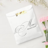 Merci Beaucoup Elegant Calligraphy Vielen Dank Geschenktütchen (Versiegelt)