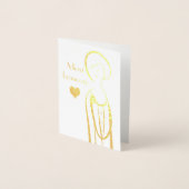 Merci beaucoup folienkarte (Vorderseite)