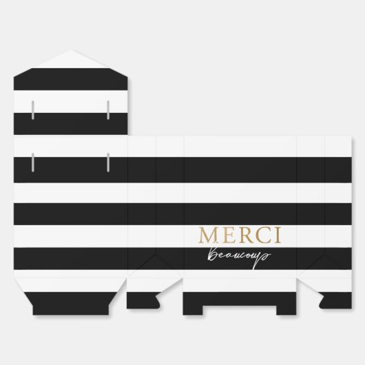 Merci Beaucoup Geschenkschachtel (Ungefaltet)