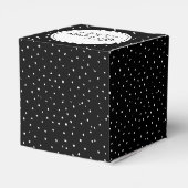 "Merci Beaucoup" Paris Personalisiert Baby Dusche Geschenkschachtel (Rückseite)