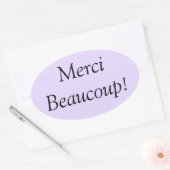 Merci Beaucoup Sticker (Umschlag)