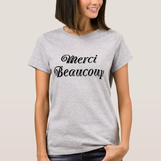 Merci Beaucoup T - Shirt Tumblr (Vorderseite)
