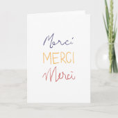 Merci Card Karte (Vorderseite)