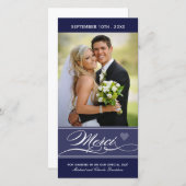 Merci - Carte Foto (4x8) Dankeskarte (Vorne/Hinten)