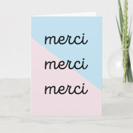 Merci Danke-Card Dankeskarte