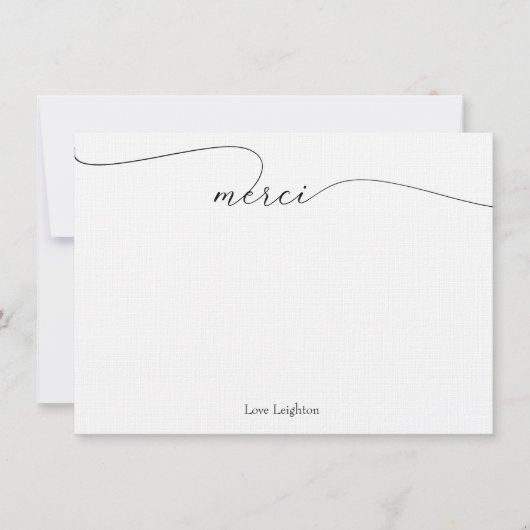 Merci Danke, dass ihr Karten habt (Vorderseite)