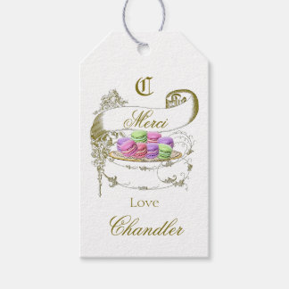 Merci Französisch Inspiriert, danke Geschenkanhänger