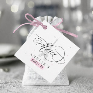 Merci Paris Sweet 16 ID1162 Geschenkanhänger