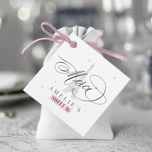 Merci Paris Sweet 16 ID1162 Geschenkanhänger