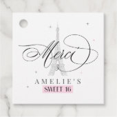 Merci Paris Sweet 16 ID1162 Geschenkanhänger (Vorderseite)