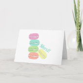 Merci! Plätzchen Dankeskarte (Vorderseite)