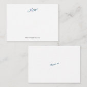 Merci Thank You Card Mitteilungskarte (Vorne/Hinten)