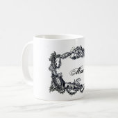 Merci – Thanks – Versailles Kaffeetasse (Vorderseite Links)