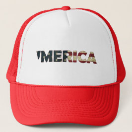 "MERCIA American Vintag Flag Hat Truckerkappe
