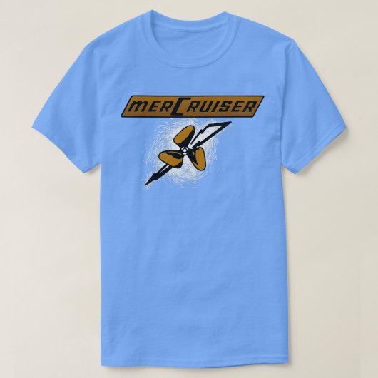Mercruiser Stern Drive Boote USA T-Shirt (Design vorne)