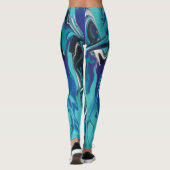 Mercurial Pour Blue Leggings (Rückseite)