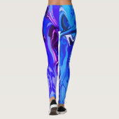 Mercurial Pour Blue Miami Leggings (Rückseite)