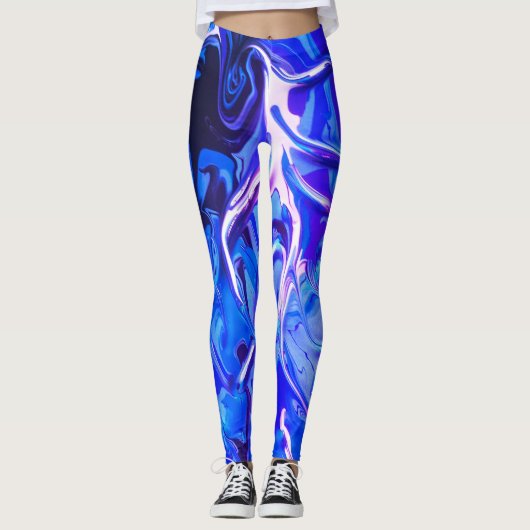 Mercurial Pour Blue Miami Leggings (Vorderseite)