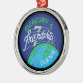 Mercury 6: Freundschaft 7 - John Glenn Silbernes Ornament (Links)