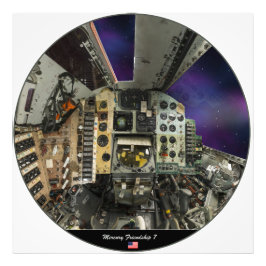 Mercury 7, Cockpit view Fotodruck
