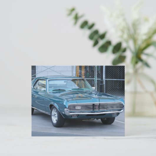 Mercury Cougar Automobile Postkarte (Stehend Vorderseite)