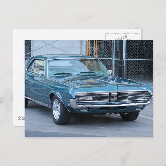 Mercury Cougar Automobile Postkarte (Vorne/Hinten)