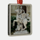 Mercury, das Pegasus reitet Silbernes Ornament (Rechts)