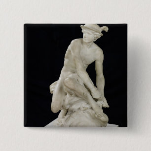Mercury, das seine Winged Sandalen, 1744 befestigt Button