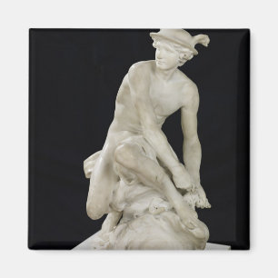 Mercury, das seine Winged Sandalen, 1744 befestigt Magnet