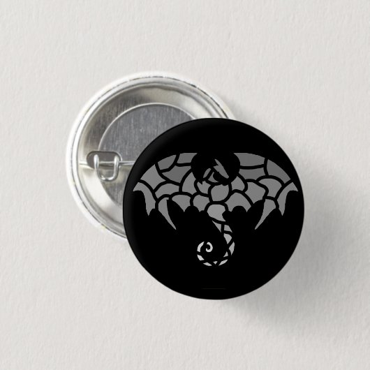 Mercury-Drache-Button Button (Vorne & Hinten)