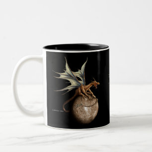 Mercury-Drache-Kaffee-Tasse Zweifarbige Tasse