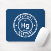 Mercury Element Blue Mouse Pad Mousepad (Mit Mouse)