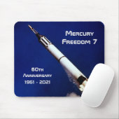 Mercury Freedom 7 - 60 Jahre Mousepad (Mit Mouse)