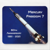 Mercury Freedom 7 - 60 Jahre Mousepad (Vorne)