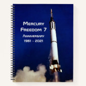 Mercury Freedom 7 - 60 Jahre Notizblock (Vorderseite)