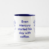 Mercury-HauptTasse Zweifarbige Tasse (Mittel)