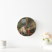 Mercury, Herse and Aglauros, 1763 (oil on canvas) Runde Wanduhr (Zuhause)