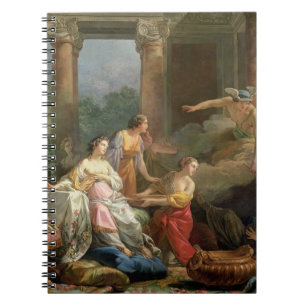 Mercury, Herse und Aglauros, 1763 (Öl auf Notizblock
