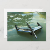Mercury Hood Ornament Postkarte (Vorne/Hinten)