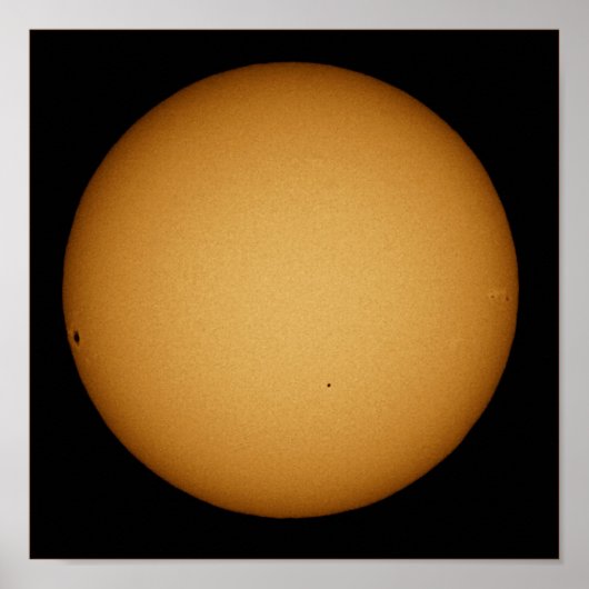 Mercury in transit poster (Vorne)