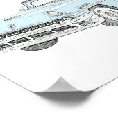 MERCURY MONTCLAIR 1955 POSTER (Ecke)