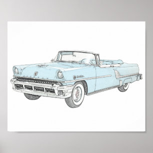 MERCURY MONTCLAIR 1955 POSTER