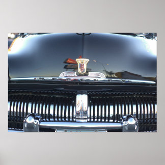 Mercury Motorhaube - Orange County Auto Show Poster