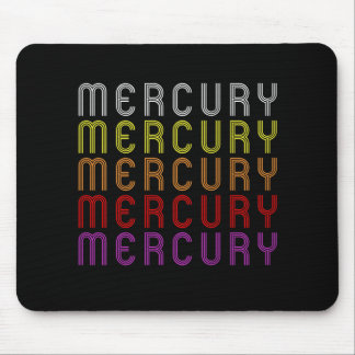 Mercury Planet Retro Vintag Astronomie T - Shirt Mousepad