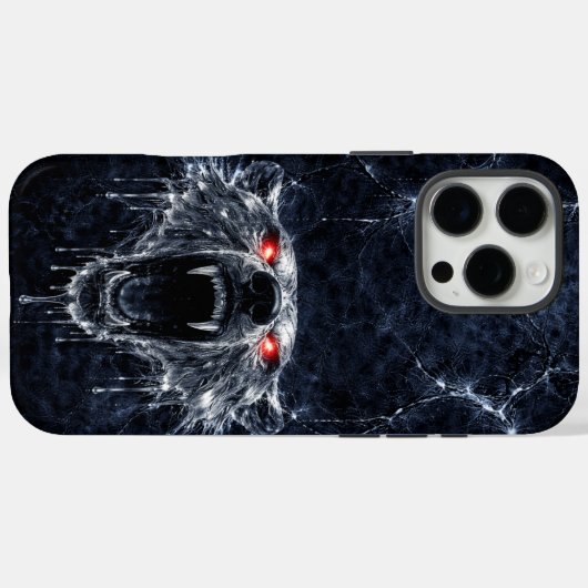 Mercury Polar Bear Red Ruby Eyes Glacial Case-Mate iPhone Hülle (Rückseite (Horizontal))