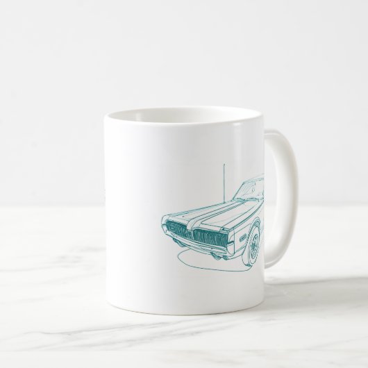 Mercury-Puma 1968 Kaffeetasse (VorderseiteRechts)