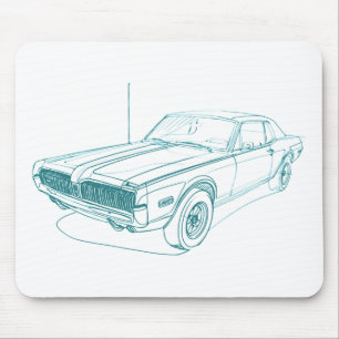 Mercury-Puma 1968 Mousepad