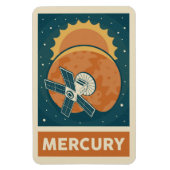 Mercury Retro Galaxy Satellite Magnet (Vertikal)