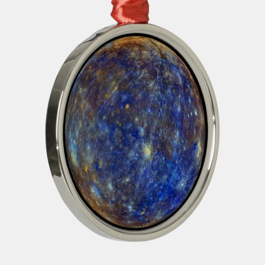 Mercury Silbernes Ornament (Rechts)