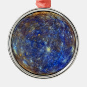 Mercury Silbernes Ornament (Vorne)